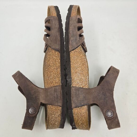 Birkenstock Bali Brown Sandals Size 40 - Picture 10 of 11